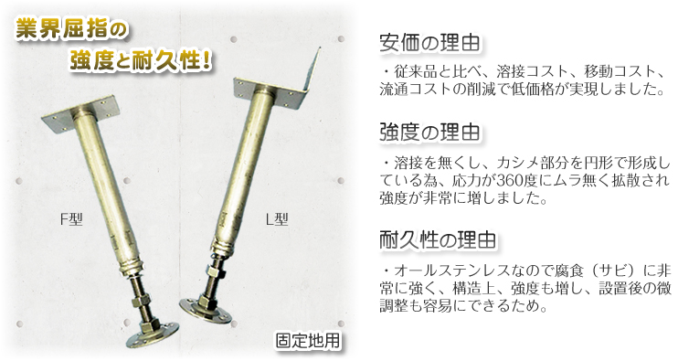 �X�e�����i�X�e�����X���j �Œ�n�p F�^/L�^